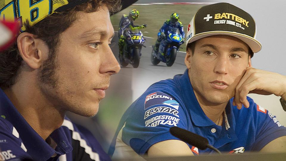 Valentino Rossi dan Aleix Espargaro. - INDOSPORT
